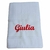 Toalha de Banho bordada com nome personalizado - 1 un