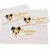 Kit 1 Toalha de Banho e 2 Mão bordada com nome e Mickey Safari Rostinho