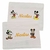 Kit 2 toalhas de mão bordada com nome e tema Mickey