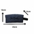 Necessaire Box Bordada com Nome Personalizada (linho Azul) - comprar online