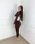 Vestido Mid Manga Longa - Coconut Fashion