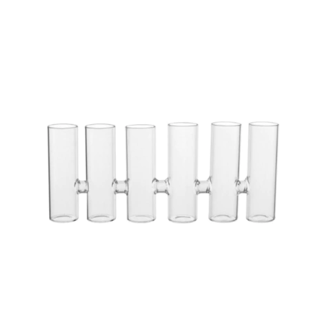 Vaso Vidro 6 Tubos 4,5cmx38cmx15cm - comprar online