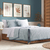 Kit Cover King de 3 Piezas Matelaseado Hielo - Palette