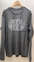 Blusa Cinza Dupla Face (G) - loja online