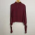 Blusa Manga Longa Vinho Vida E Bela, P - loja online