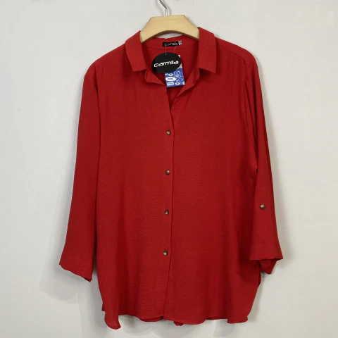 Camisa Vermelho Carmila, G