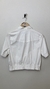 Camisa Branca Burlesque, P - Brechó de Bacana