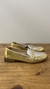 Mocassin Dourado Specchio Brand, 37 - Brechó de Bacana