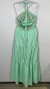 Vestido Verde Esmeral, M - Brechó de Bacana