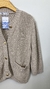 Cardigan Bege Zara, M - Brechó de Bacana