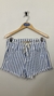 Shorts Listrado Lado Avesso, P - comprar online