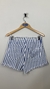 Shorts Listrado Lado Avesso, P - Brechó de Bacana
