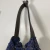 Bolsa Azul Marinho Crochê - Brechó de Bacana