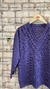 Tricô Roxo Gola V, G - comprar online