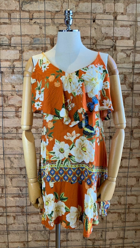 Vestido Laranja Farm, P