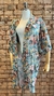 Kimono Verde Flores, GG - comprar online