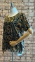 Blusa Estampada Floral, GG - Brechó de Bacana