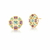 Brinco Redondo Bangkok Banhado a Ouro - Aluguel R$ 39,00