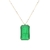 Colar Phuket Fusion Esmeralda Banho de Ouro 18k
