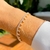 Pulseira Beirute Zircônia Branca Banho de Ouro k - Aluguel R$ 29,00 - comprar online