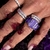 Anel Mendoza Emerald & Mauve - Aluguel R$ 29,00 - comprar online