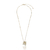 Colar Bubble Shell Florença Pérolas Shell Banho Dourado Polido