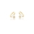 Piercing Roma Pérolas Shell Banhado a Ouro (Unidade)