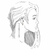 Brinco Ear Hook Seul Zircônias Negras e Brancas Banhado a Ouro - Rara