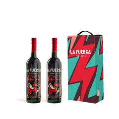 Caja 2 botellas de La Fuerza Rojo - comprar online