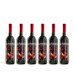 6 botellas La Fuerza Rojo - comprar online