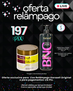 Karseell BOTOX Original Collagen 500ml + Shampoo BNC 500ml - comprar online