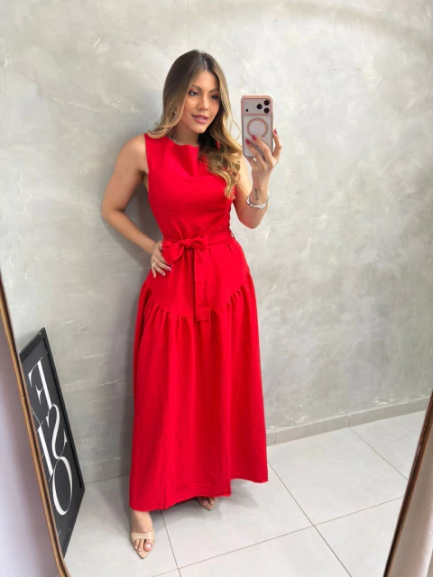 Vestido Marrant Corset Vermelho