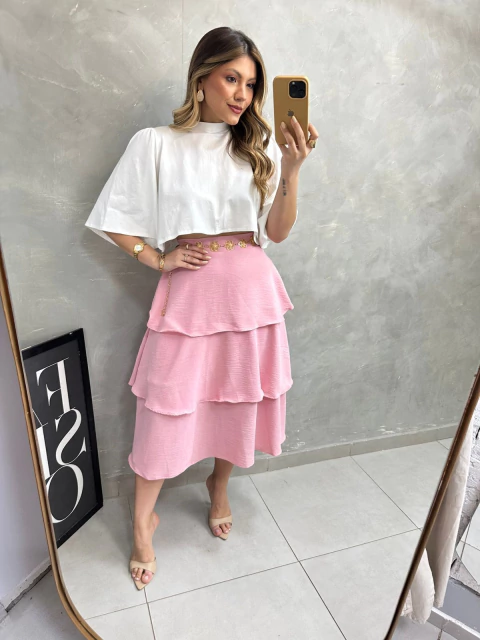 Saia Camada Duna Rosa
