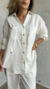 CONJUNTO LINHO MISTO CALÇA E CAMISA - LARISSA - Use By Me