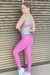 Conjunto Polly Pocket - Legging + Top Canelado - Barbie e Caribe - MB FITNESS