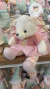 Urso de Pelucia Rosa Decoração de Natal 20cm na internet