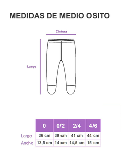 Medio Osito liso - comprar online