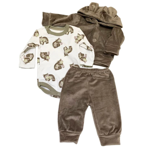 Conjunto plush con body (Art. 9621) en internet
