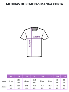 Remera manga corta - comprar online