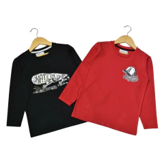 Promo x 2 remeras manga larga gold - comprar online