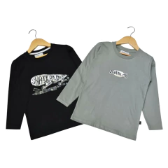 Promo x 2 remeras manga larga gold en internet