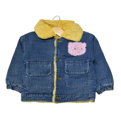 campera de jeans con piel interior - comprar online