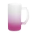 Caneca jateada vidro degrade - 475 ml rosa