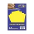 Papel plus a4 180 g amarelo