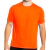 Camisa poliéster color. laranja