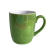 Caneca porcelana colorida interior branca - 325 ml verde claro