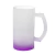 Caneca jateada vidro degrade - 475 ml lilás