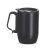 Caneca inox parede dupla fosca - 350 ml preto