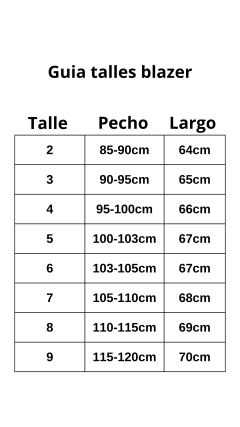 Blazer Bengalina Rojo - Forever