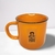 Caneca Zaro Café Laranja com borda preta 200ml